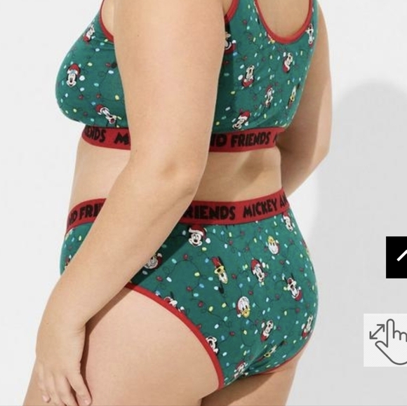 Torrid Disney Mickey & Friends Mid Rise Cotton Hipster Panty 2x or 3x - Picture 8 of 13